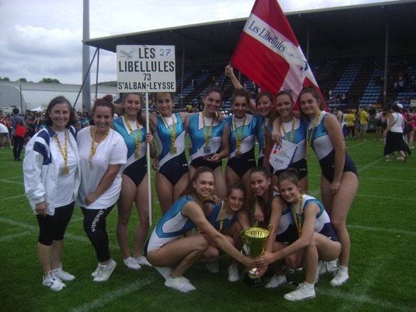 Les Libellules Championnes de France 2018 !